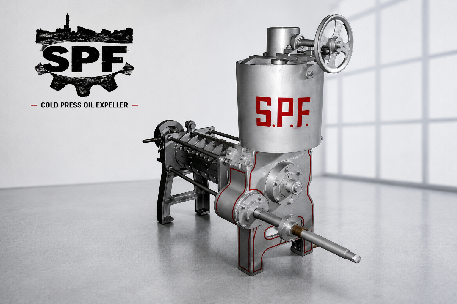 Cold press oil machine