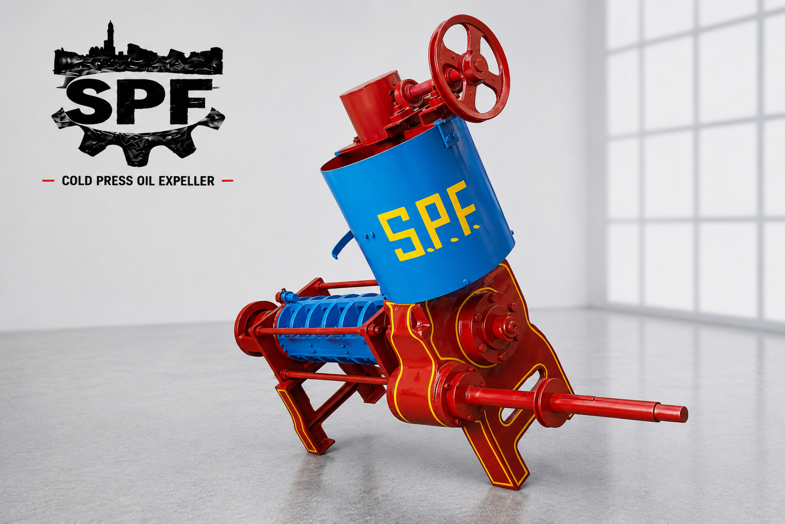 Cold press oil machine